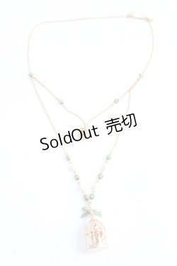 画像2: axes femme POETIQUE / 鳥かごネックレス  ゴールド Y-25-09-01-003-AX-AC-HR-ZY