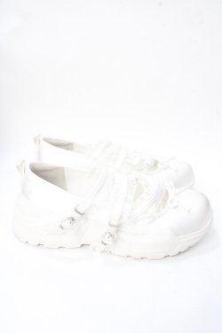 画像4: axes femme POETIQUE / サテンバレエスニーカー  白 Y-25-09-01-022-AX-SH-SZ-ZY