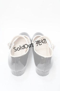 画像3: axes femme POETIQUE / パール釦フラットシューズ L 黒 Y-25-09-01-023-AX-SH-SZ-ZT-K017