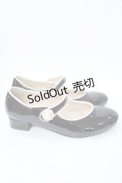 画像4: axes femme POETIQUE / パール釦フラットシューズ L 黒 Y-25-09-01-023-AX-SH-SZ-ZT-K017