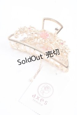 画像1: axes femme / オーロラローズバンズクリップ  ゴールド Y-25-09-01-004-AX-ZA-SZ-ZY