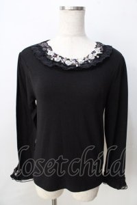 axes femme / バラレースガーデンインナー M 黒 Y-25-09-01-036-AX-TO-SZ-ZI