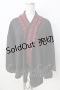 Chalmiere / 和風ブラウス M 黒 Y-25-09-01-039-LO-BL-SZ-ZY