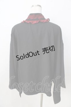 画像2: Chalmiere / 和風ブラウス M 黒 Y-25-09-01-039-LO-BL-SZ-ZY