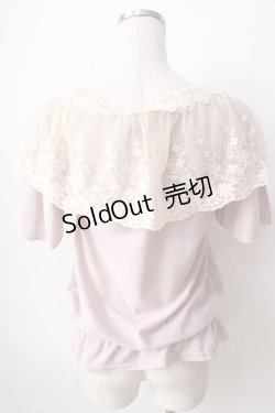 画像2: axes femme / レース襟デザインプルオーバー  ピンク Y-25-09-05-048-AX-TO-SZ-ZY
