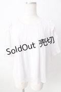 axes femme POETIQUE / フラワーモチーフシフォントップス  ラベンダー Y-25-09-05-049-AX-TO-SZ-ZY