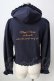 画像2: Maison de FLEUR / SnowWhiteジップパーカー  紺 Y-25-09-05-051-LO-TO-SZ-ZY (2)