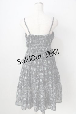 画像2: axes femme / 香水瓶柄キャミワンピース  黒 Y-25-09-05-060-AX-OP-SZ-ZY