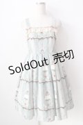 axes femme kawaii / お菓子柄ジャンパースカート  グリーン Y-25-09-05-075-AX-OP-SZ-ZY
