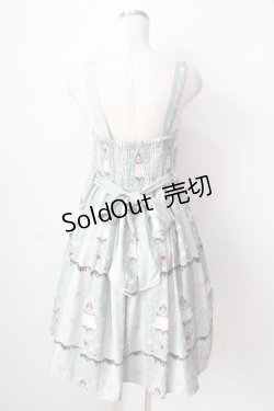 画像2: axes femme kawaii / お菓子柄ジャンパースカート  グリーン Y-25-09-05-075-AX-OP-SZ-ZY