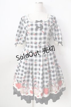 画像1: 【SALE】axes femme Kawaii / ベリーズピクニックワンピース  黒 Y-25-09-05-079-AX-OP-SZ-ZT303