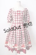 axes femme kawaii / ベリーズピクニックワンピース  赤 Y-25-09-05-080-AX-OP-SZ-ZY