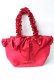 画像1: Maison de FLEUR / 白雪姫フリルハンドルトートバッグ  赤 Y-25-09-05-009-LO-BG-SZ-ZY (1)