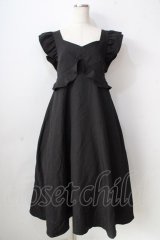 DearMyLove / バックリボンフリルジャンスカ  黒 Y-25-09-05-081-EL-OP-SZ-ZY