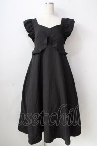 DearMyLove / バックリボンフリルジャンスカ  黒 Y-25-09-05-081-EL-OP-SZ-ZY