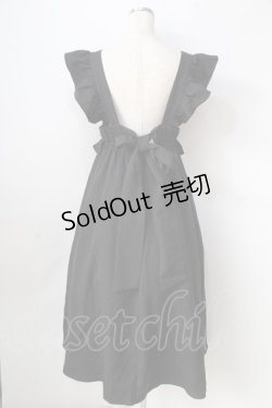 画像2: DearMyLove / バックリボンフリルジャンスカ  黒 Y-25-09-05-081-EL-OP-SZ-ZY