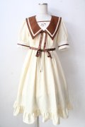 DearMyLove / ポムポムプリン学園ワンピース  クリーム Y-25-09-05-087-EL-OP-SZ-ZY