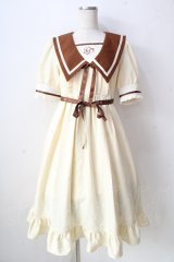 DearMyLove / ポムポムプリン学園ワンピース  クリーム Y-25-09-05-087-EL-OP-SZ-ZT084