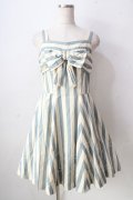 MILK / 60'sドレス  ミント×生成 Y-25-09-05-089-ML-OP-SZ-ZY