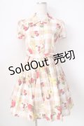 【SALE】MILK / フルーチェワンピース  ベージュ Y-25-09-05-092-ML-OP-SZ-ZT181
