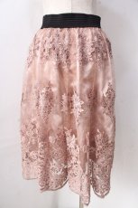 画像2: 【SALE】axes femme / コードレーススカート  ピンク Y-25-09-05-107-AX-SK-SZ-ZT160 (2)