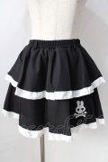 ACDC RAG / PUNKYバニースカート  ブラック×ホワイト Y-25-09-05-113-PU-SK-SZ-ZY
