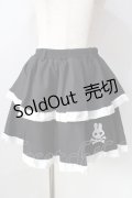ACDC RAG / PUNKYバニースカート  ブラック×ホワイト Y-25-09-05-113-PU-SK-SZ-ZY