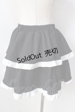 画像2: ACDC RAG / PUNKYバニースカート  ブラック×ホワイト Y-25-09-05-113-PU-SK-SZ-ZY
