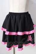 ACDC RAG / PUNKYバニースカート  ブラック×ピンク Y-25-09-05-115-PU-SK-SZ-ZY