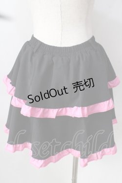 画像2: ACDC RAG / PUNKYバニースカート  ブラック×ピンク Y-25-09-05-115-PU-SK-SZ-ZY