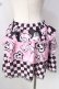 画像2: ACDC　RAG / Gloomy x Sophie Powers Cake スカート  ブラック×ピンク Y-25-09-05-116-PU-SK-SZ-ZY (2)