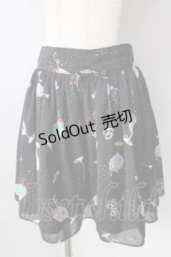 画像1: MILK / カクテルSodaスカート  黒 Y-25-09-05-117-ML-SK-SZ-ZY