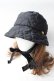 画像1: MILK / ハートキルトHAT  黒 Y-25-09-05-012-ML-AC-SZ-ZY (1)