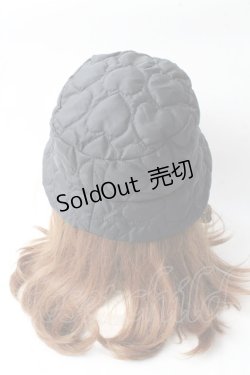 画像3: MILK / ハートキルトHAT  黒 Y-25-09-05-012-ML-AC-SZ-ZY