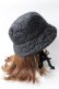画像4: MILK / ハートキルトHAT  黒 Y-25-09-05-012-ML-AC-SZ-ZY (4)