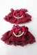 画像1: axes femme kawaii / レーシーお袖留め  ワイン Y-25-09-05-003-AX-ZA-HR-ZY (1)