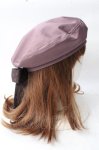 画像4: 【SALE】axes femme POETIQUE / バックリボンベレー帽  ピンク Y-25-09-05-013-AX-AC-SZ-ZTK016 (4)