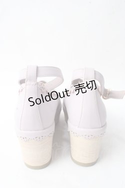 画像3: axes femme kawaii / スカラップ木底シューズ M ピンク Y-25-09-05-019-AX-SH-SZ-ZY