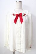 axes femme kawaii / ベリーズピクニックブラウス  生成り Y-25-09-05-028-AX-BL-SZ-ZY