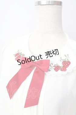 画像3: axes femme kawaii / ベリーズピクニックブラウス  生成り Y-25-09-05-028-AX-BL-SZ-ZY