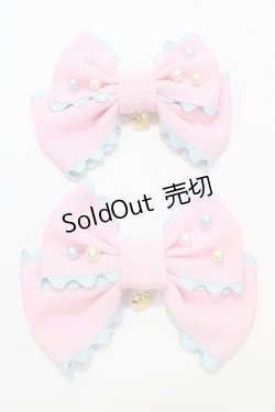 画像1: Angelic Pretty / カラフルパールクリップSet  ピンク Y-25-09-07-001-AP-AC-SZ-ZY