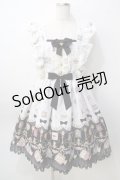 Angelic Pretty / Rose Tea Gardenジャンパースカート  黒 Y-25-09-07-033-AP-OP-SZ-ZY