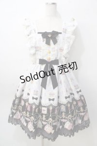 Angelic Pretty / Rose Tea Gardenジャンパースカート  黒 Y-25-09-07-033-AP-OP-SZ-ZY