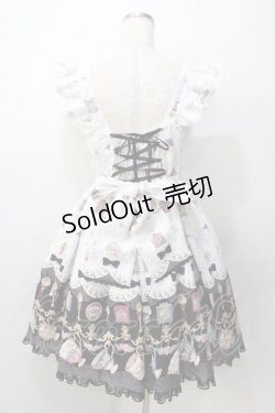 画像2: Angelic Pretty / Rose Tea Gardenジャンパースカート  黒 Y-25-09-07-033-AP-OP-SZ-ZY