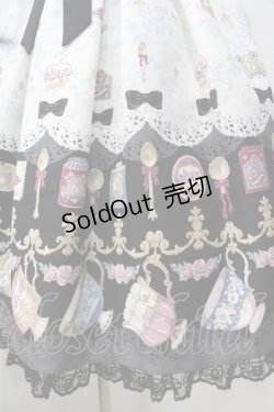 画像4: Angelic Pretty / Rose Tea Gardenジャンパースカート  黒 Y-25-09-07-033-AP-OP-SZ-ZY