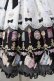 画像4: Angelic Pretty / Rose Tea Gardenジャンパースカート  黒 Y-25-09-07-033-AP-OP-SZ-ZY (4)