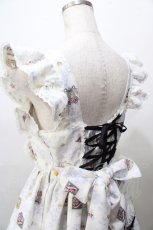 画像5: Angelic Pretty / Rose Tea Gardenジャンパースカート  黒 Y-25-09-07-033-AP-OP-SZ-ZY (5)