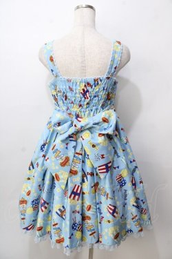 画像2: Angelic Pretty / Happy Park Carnivalジャンパースカート  サックス Y-25-09-07-034-AP-OP-SZ-ZY