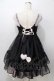 画像2: Angelic Pretty / Lovelyオーガンジージャンパースカート  黒×ピンク Y-25-09-07-035-AP-OP-SZ-ZY (2)
