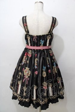 画像2: Angelic Pretty / British Keysジャンパースカート  黒 Y-25-09-07-037-AP-OP-SZ-ZY